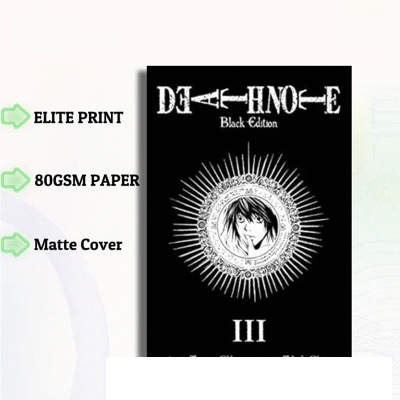 Picture of DEATH NOTE(BLACK EDITION) VOL.3 | PAPERBACK MANGA | MANGA Book gardan