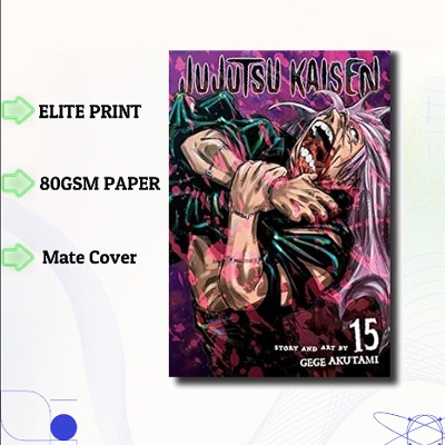 Picture of Jujutsu Kaisen Volume 15 | Premium Quality Paperback Manga | MANGA Book gardan