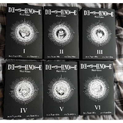 Picture of DEATH NOTE(BLACK EDITION) SET VOL.(1-6) | PAPERBACK MANGA | MANGA Book gardan
