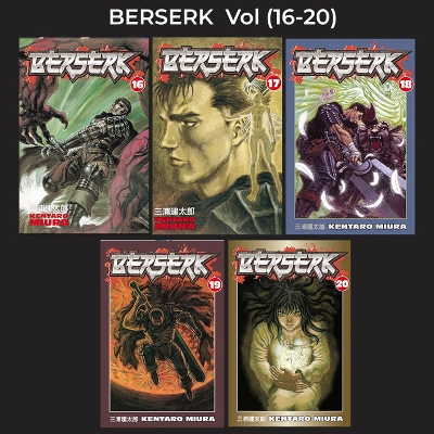 Picture of Berserk SET Volume (16-20) | Premium Quality Paperback Manga | MANGA Book gardan
