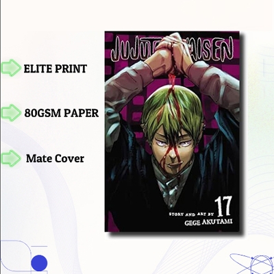 Picture of Jujutsu Kaisen Volume 17 | Premium Quality Paperback Manga | MANGA Book gardan