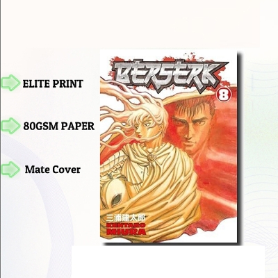 Picture of Berserk Volume 8 | Premium Quality Paperback Manga | MANGA Book gardan