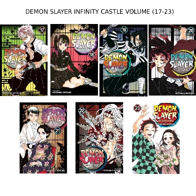 Picture of DEMON SLAYER INFINITY CASTLE SET (VOLUME 17-23) | PREMIUM QUALITY MANGA | MANGA Book gardan