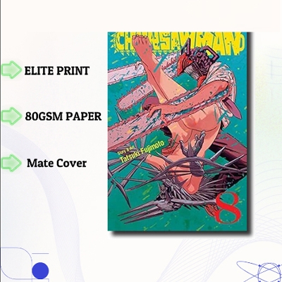 Picture of Chainsaw Man Volume 8 | Premium Quality Paperback Manga | MANGA Book gardan