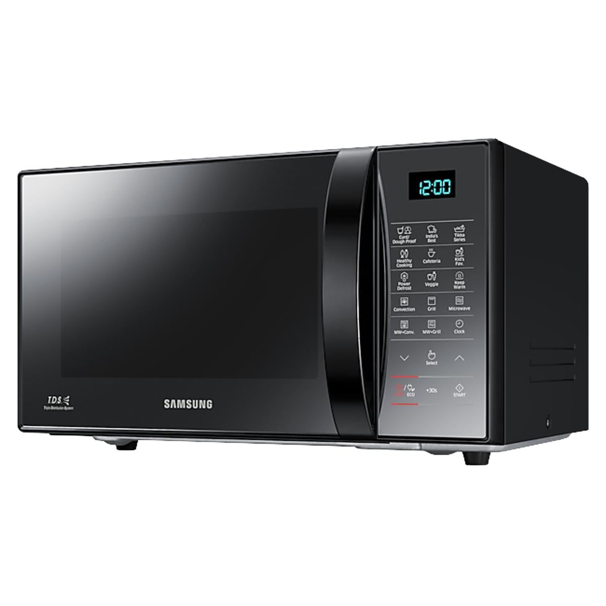 Picture of Samsung 21 Liter Grill Convection Microwave Oven with Ceramic Enamel Cavity (CE76JD-M/D2)
