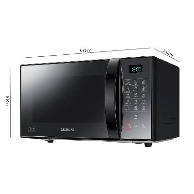Picture of Samsung 21 Liter Grill Convection Microwave Oven with Ceramic Enamel Cavity (CE76JD-M/D2)