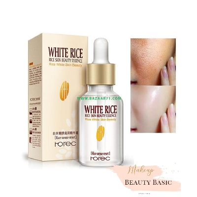 Picture of 100%Authentic ROREC White Rice Serum Reduces Wrinkles and Lighten Dark Spots Pore Minimizer Anti- Aging Face Moisturizer Skin Lightening