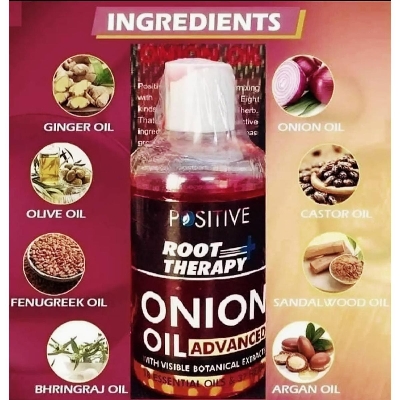 Picture of Positive Root Therapy + Advanced Onion Oil for Hair Growth Hair Oil 200 ml