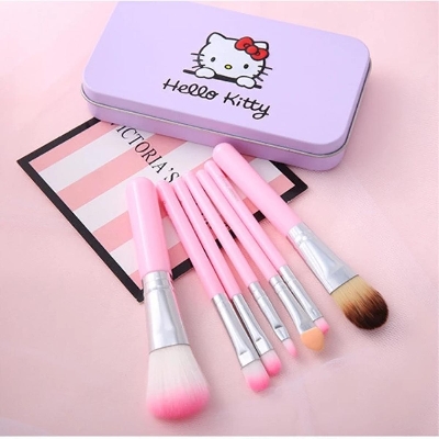 Picture of Hello Kitty Mini Makeup Grooming Brush Set set 7 in 1