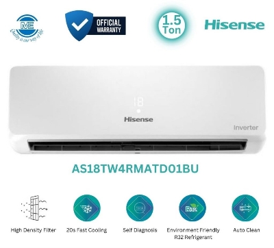 Picture of HISENSE 1.5 Ton Full DC Inverter AC With Self Diagnosis | AS-18TW4RMATD01BU