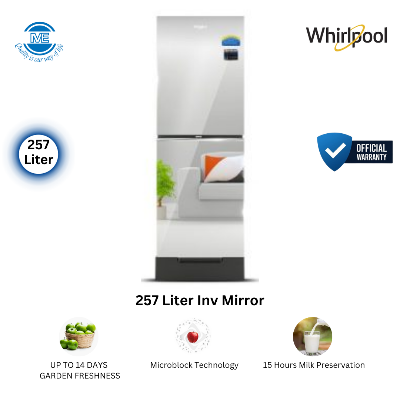 Picture of WHIRLPOOL 257 Liter Refrigerator FreshMagic Pro GD Inv Mirror