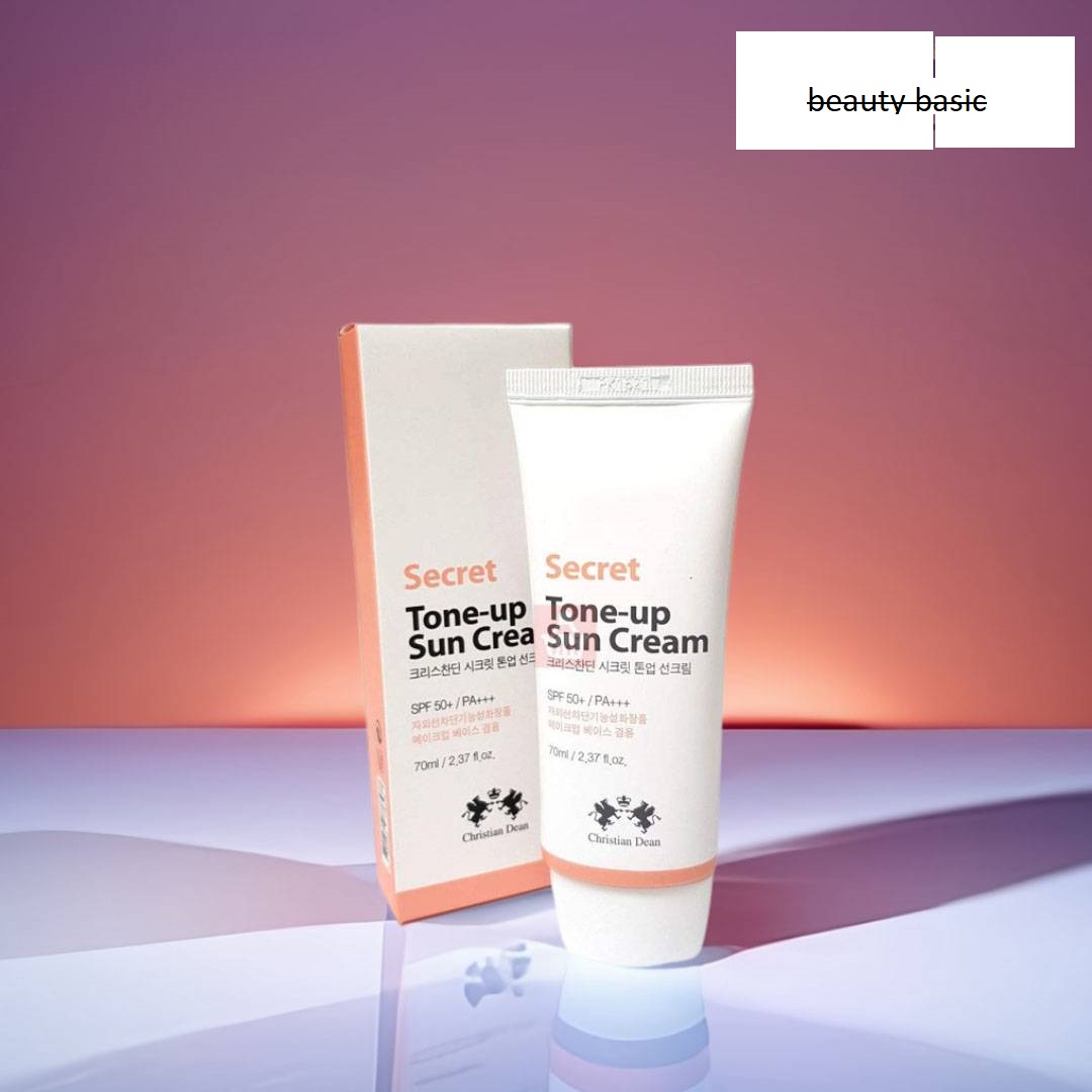 Picture of Christian Dean Secret Tone-Up Sun Cream with SPF50+ - 70ml