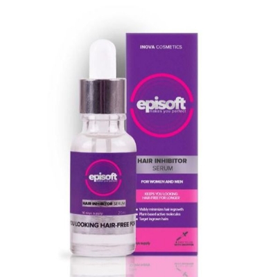 Picture of Episoft Hair Inhibitor by Bubbly, Hair Remover for Women and Men, Nourishing and Alcohol-Free Formula for Smooth Skin and Beautiful Appearance, For All Skin Types