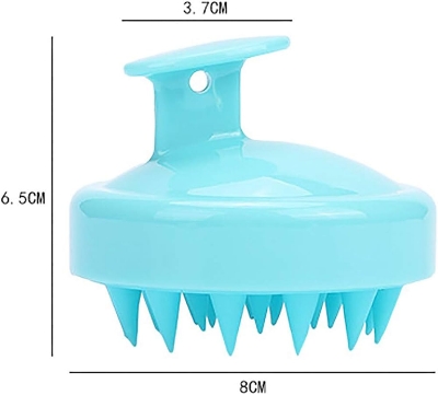 Picture of Bususer Hair Scalp Massager, Wet and Dry Shampoo Brush Scalp Massage Brush with Soft Silicone Rubber Hair Brush for Women, Men, Pet