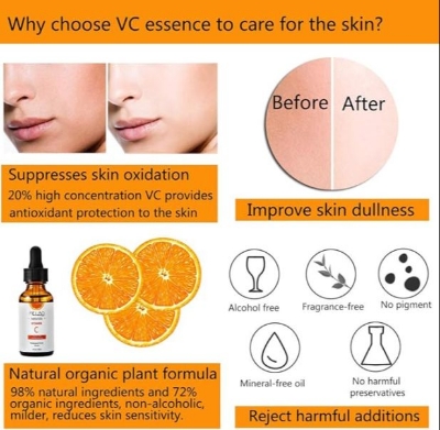 Picture of MELAO Vitamin C with Hyaluronic Acid Vitamin E, Dark Spot Remover Shrink Pore Face Serum Moisturizing Firm Skin Essence Dry Skin Care, Hydrating Serum for Dark Circles and Fine Lines