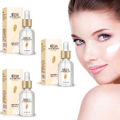 Picture of ROREC White Rice Serum Reduces Wrinkles and Lighten Dark Spots Pore Minimizer Anti- Aging Face Moisturizer Skin Lightening - 15ml