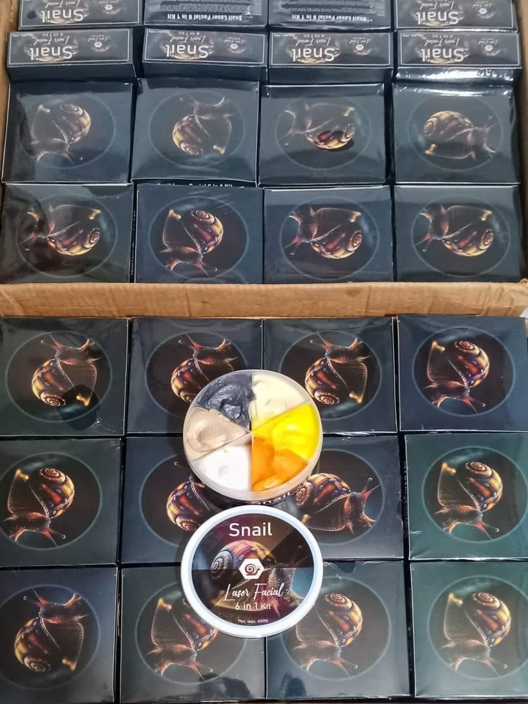 Picture of Snail Laser Facial 6 In 1 Kit Deep Moisturizing And Young Skin-300gm