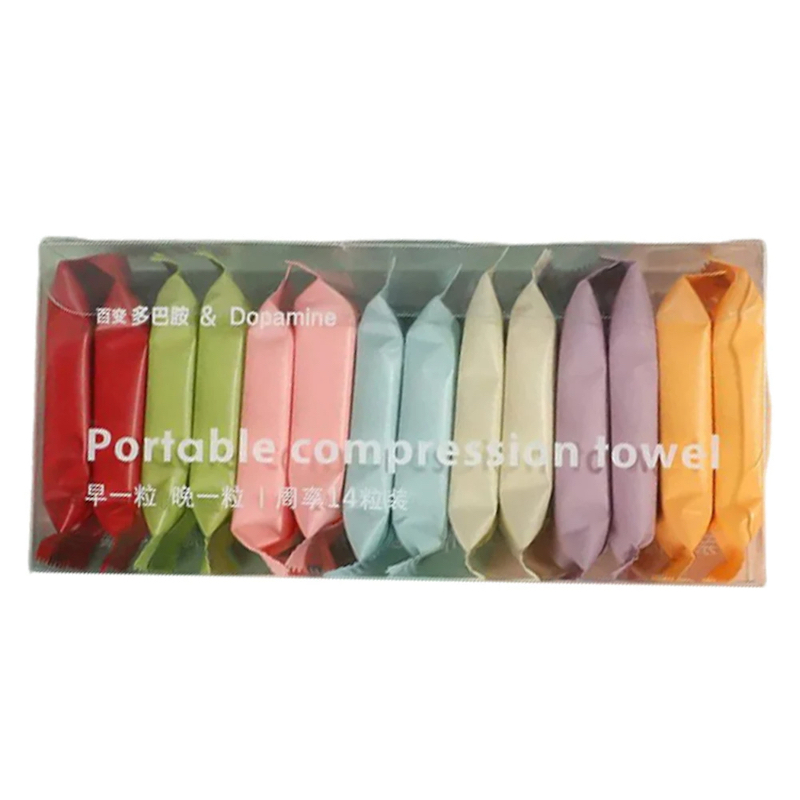 Picture of 4Pcs Disposable Compressed Towels Thicker Travel Wash Cloth Face Towel for Travel Camping Hiking_D Shop