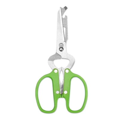 Picture of Dobeli 10 in 1 Removable Stainless Steel Blade Shears Straw Handle Multi Functional Kitchen Scissors Household Hand Tools_D Shop