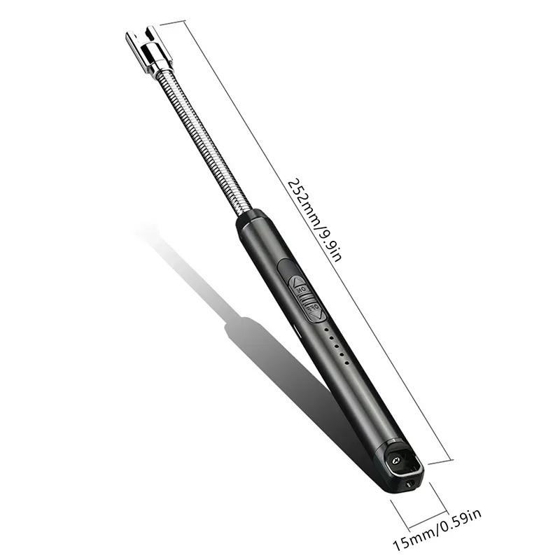 Picture of USB Rechargeable Arc Flameless Plasma Lighter - Windproof Kitchen Silent Lighter for BBQ, Gas Stove and Firestarter_D Shop