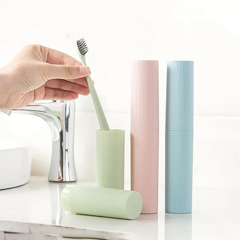 Picture of Travel Portable Toothbrush Cup Bathroom Toothpaste Holder Storage Case Organizer Toiletries Storage Cup Creative Economic Box_ D Shop