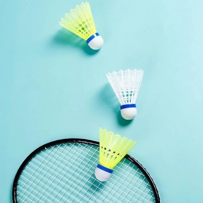 Picture of Gw-39 Golden wing Nylon Badminton Shuttlecocks with Great Stability Durability Indoor Outdoor Sports Training Balls-6 Pcs