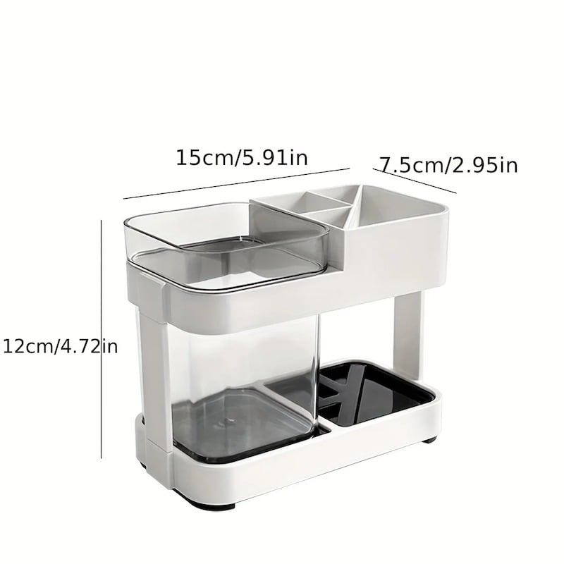 Picture of Creative toothpaste toothbrush holder set razor organizer with wash cup for bathroom_ D Shop