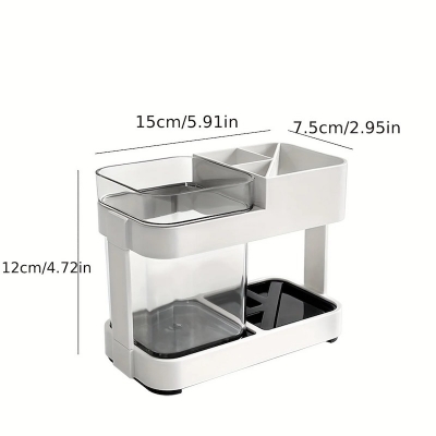 Picture of Creative toothpaste toothbrush holder set razor organizer with wash cup for bathroom_ D Shop