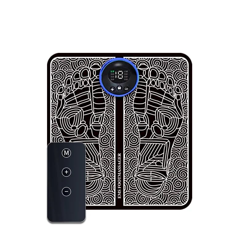 Picture of Electric EMS Foot Massager Pad Foot Massage Mat Feet Muscle Stimulator Improve Blood Circulation Relieve Ache Pain Health Care_D Shop
