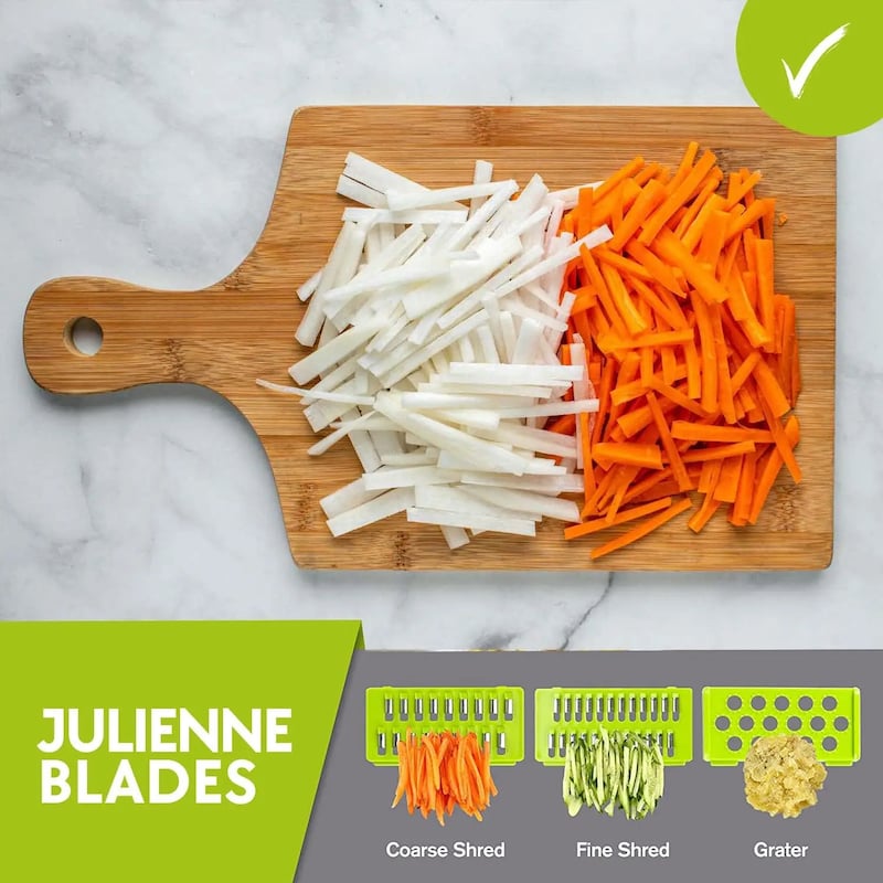 Picture of 16 IN1 Mandoline Slicer Veggie Food Chopper, Vegetable Cutter, Tomato Carrot Grater, Cheese French Onion Shredders Kitchen Tool_ D Shop