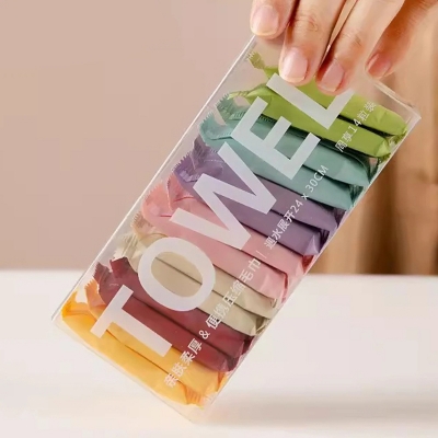 Picture of 4Pcs Disposable Compressed Towels Thicker Travel Wash Cloth Face Towel for Travel Camping Hiking_D Shop