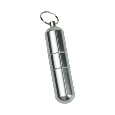 Picture of Capsule Type 3 Layers Aluminum Alloy Storage Tank Waterproof Seal Tobacco Cases with Keychain Travel Accessory-D Shop