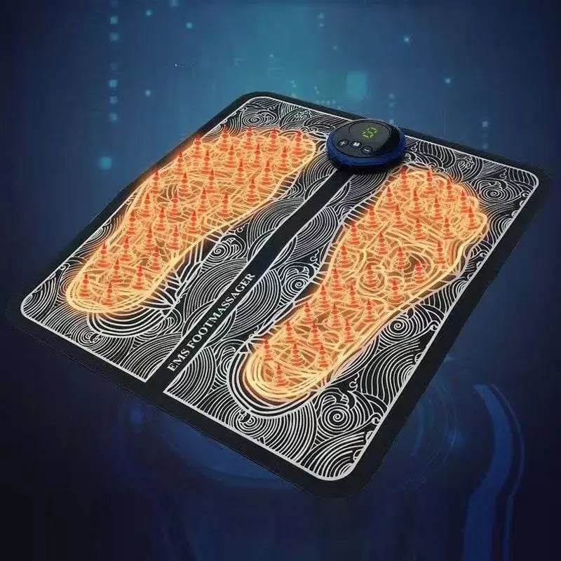 Picture of Electric EMS Foot Massager Pad Foot Massage Mat Feet Muscle Stimulator Improve Blood Circulation Relieve Ache Pain Health Care_D Shop