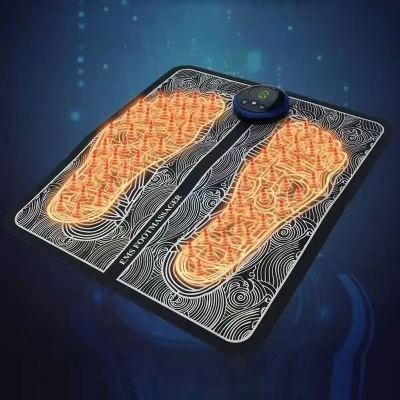 Picture of Electric EMS Foot Massager Pad Foot Massage Mat Feet Muscle Stimulator Improve Blood Circulation Relieve Ache Pain Health Care_D Shop
