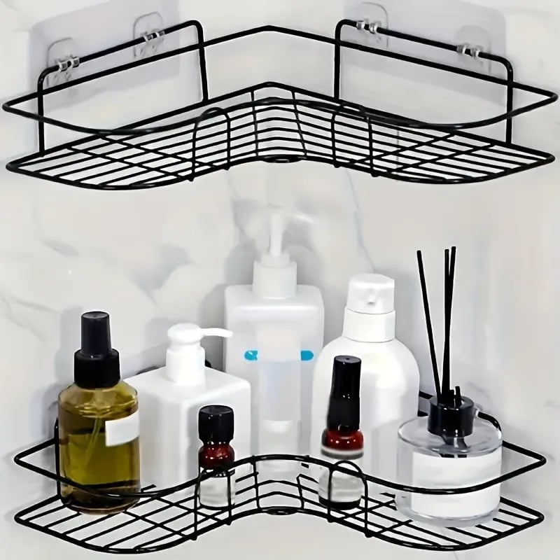Picture of 2pcs Utility Hooks No-Drill Storage Baskets and Corner Hooks-D shop