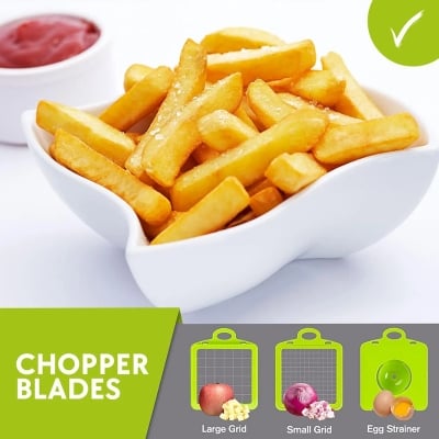 Picture of 16 IN1 Mandoline Slicer Veggie Food Chopper, Vegetable Cutter, Tomato Carrot Grater, Cheese French Onion Shredders Kitchen Tool_ D Shop