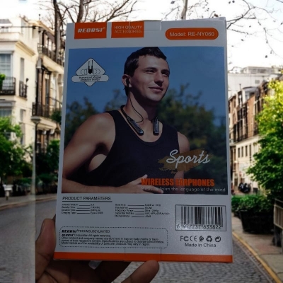 Picture of REGRSI RE-NY060 Wireless Earphones – 200h Battery Life | Sport Bluetooth Headset_D Shop