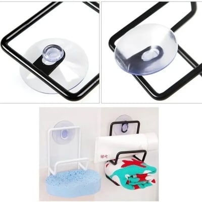Picture of 5 Pcs 4cm Clear Suction Cups Transparent Plasitc Mushroom Head Suckers Car Window Glass Hanging Hooks Bathroom Towel Hanger Tool_D Shop