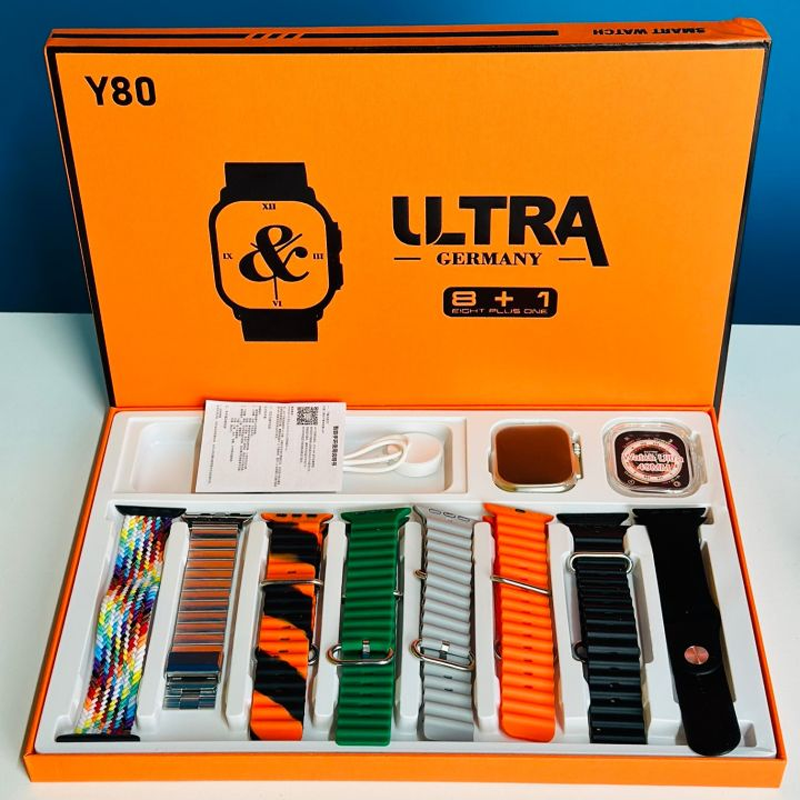 Picture of Y80 Ultra (8+1) Straps Smart Wireless Charging Watch_D shop