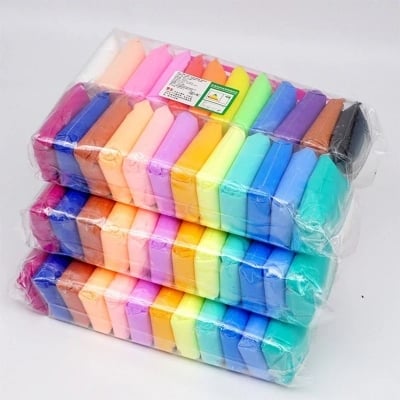 Picture of 12 pis Color Super Light Clay Air Dry Polymer Modelling Clay With 3 Tools Soft Creative Educational Slime DIY Toys for Kids Gifts_ D Shop