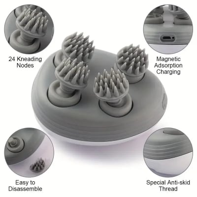 Picture of Electric Massager for Humanas IPX6 Waterproof Level Colorful Human-Pet Dual Use Massager Head and Back Scratcher_D Shop