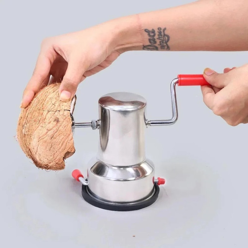 Picture of Stainless Steel Silver Coconut Scraper