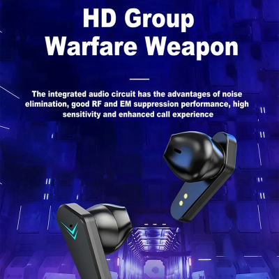 Picture of D Shop X15 TWS Earphone Bluetooth Wireless Headphone Sport Earbuds with Display Gamer Headset Gamer With Mic Handfree