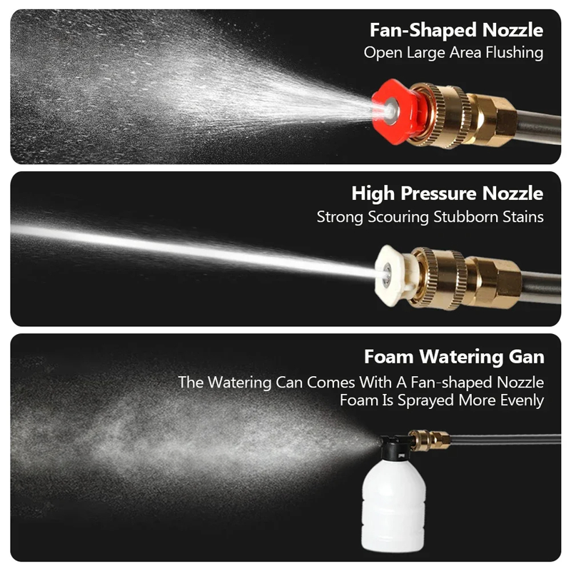 Picture of D Shop Automobile Water 48V Gun Cordless High Pressure Cleaner Washer Spray Water Gun Car Wash Pressure Water Cleaning Machine-With Plastic Box