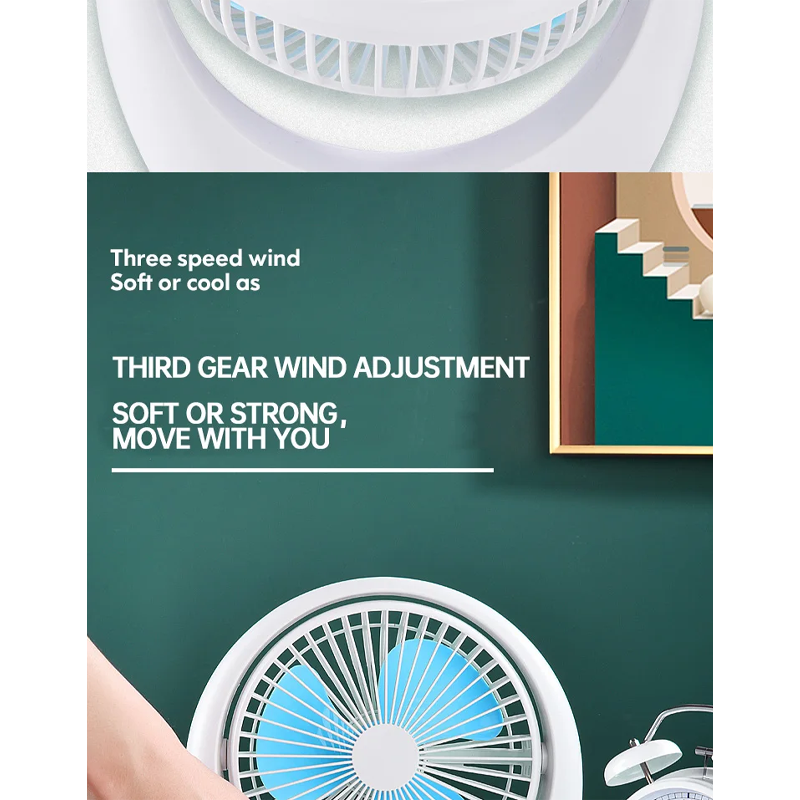 Picture of 6 in 1 Mini Fan Usb Rechargeable Home Camping Adjustable Portable Fans-D Shop