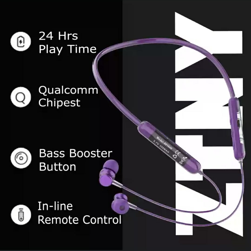 Picture of Transparent Voice Changer Wireless Neckband with 36Hrs Playtime, HD Sound Bluetooth Headset-D Shop