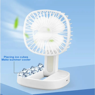 Picture of 3 in 1 Iceable  Portable Mini Handheld USB Charging Fan, Desktop Outdoor Travel Handheld Night Light-D Shop