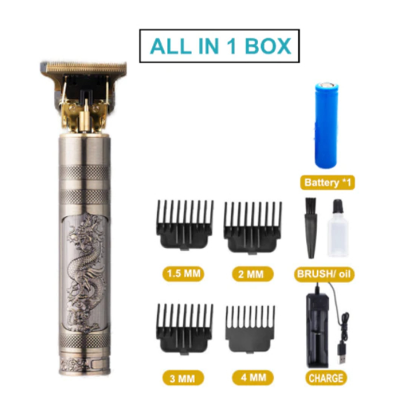 Picture of Electric Hair Clippers Shaver Beard Trimmer Men Hair Cutting T Style Machine Rechargeable Hair Trimmer