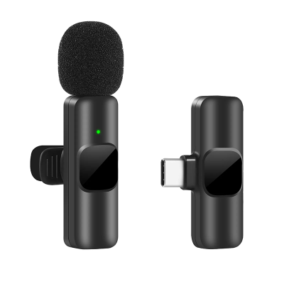 Picture of K8/k9/k35 Single microphone Wireless Lavalier Microphone Studio Gaming for Type-C PC Computer Professioanl Lapel Mic Live Broadcast Mobile Phone