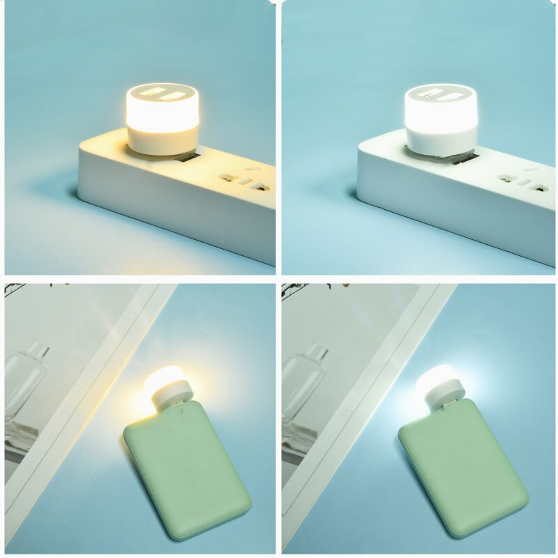 Picture of USB Mini Light Plug And Play Usb Gadgets Hub 2Ports Gift ,Small Book Lamps LED Eye Protection Reading Desk Lighting For Computer